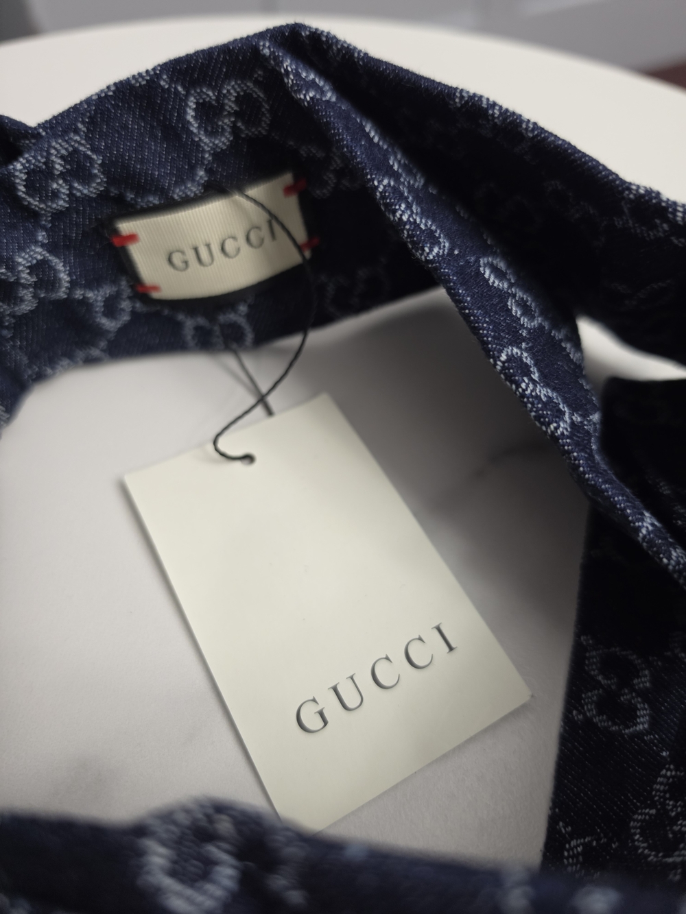 Gucci Women's Dark Blue Denim Jeans